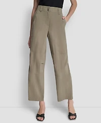Dkny Women's Sueded Fuji Two-Button Cargo Pants
