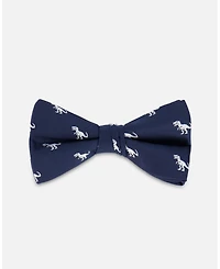 Deux par Boy Bow Tie Blue Dino Print - Toddler|Child