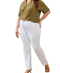 Tribal Plus Sophia Curvy Straight Leg Jeans