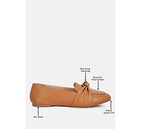 Denali Recycled Faux Leather Flat Loafers Women