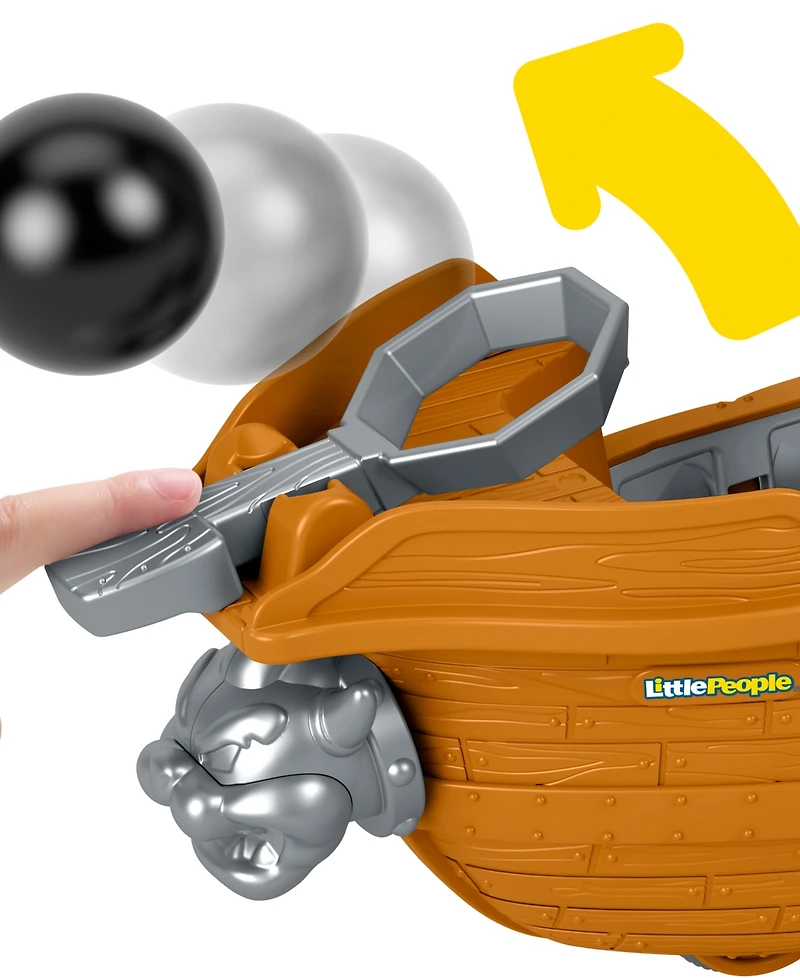 Fisher Price Little People My Mario Bowser's Airship & Figure Set Toddler Toy