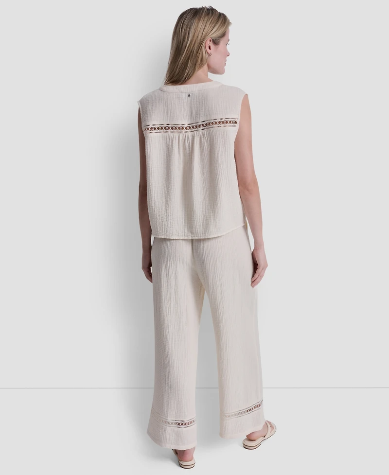 Dkny Jeans Women's V-Neck Sleeveless Top