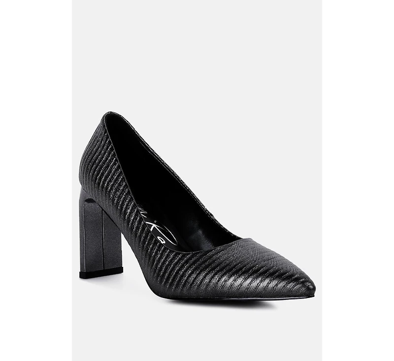 Tickles Italian Block Heel Pumps