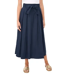 1.state Women's Box Pleated With Waist Tie Skirt