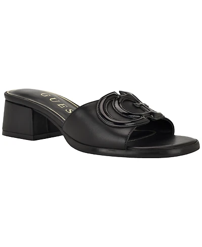 Guess Women's Cerrina Slip-On Block Heel Sandals