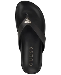 Guess Women's Davelle Lug Sole Logo Thong Sandals
