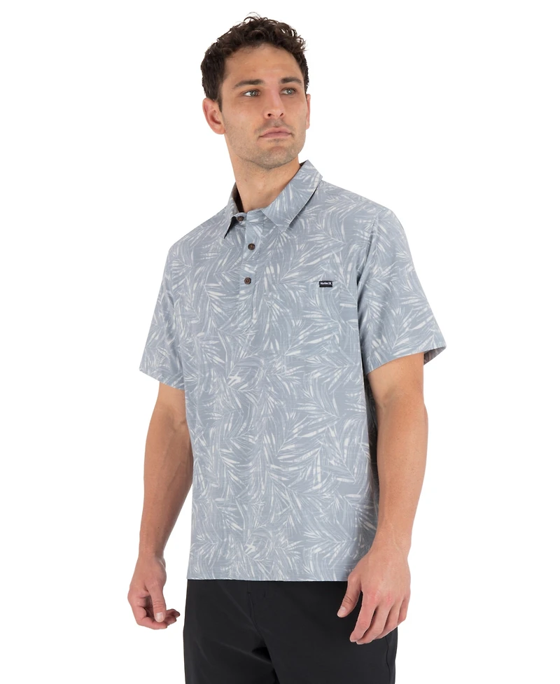 Hurley Men's Newport Point Collar Short-Sleeve Shirt