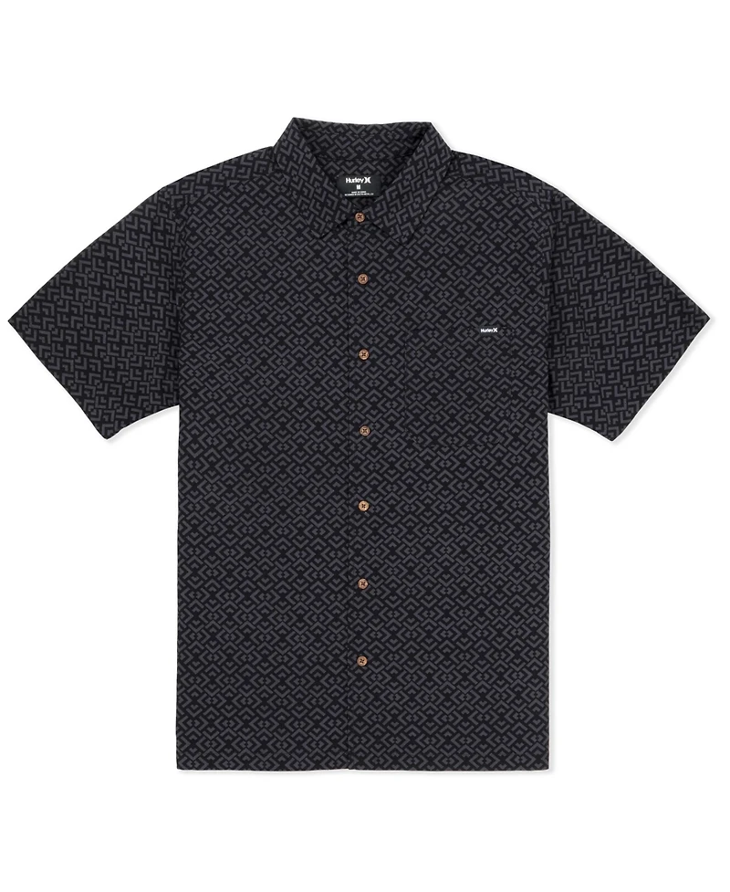 Hurley Men's Relaxed-Fit Point Collared Shirt