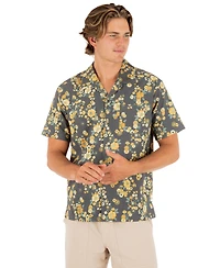 Hurley Men's Camp Collar Short-Sleeves Shirt