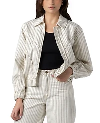 Blank Nyc Women's Rail Road Striped Barrell Pants