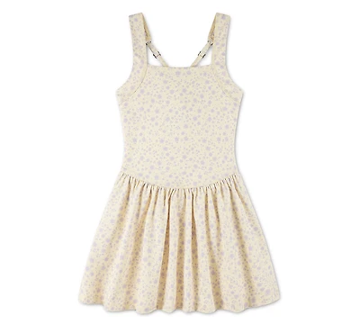 abercrombie kids Girls' Drop Waist Printed Pull-On Mini Dress