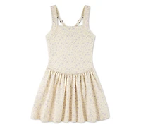 abercrombie kids Girls' Drop Waist Printed Pull-On Mini Dress