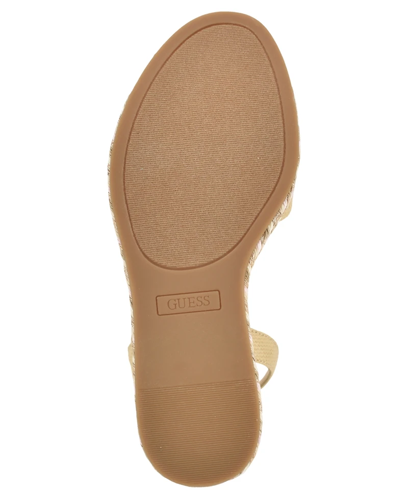 Guess Women's Everly Espadrille Platform Wedge Sandals