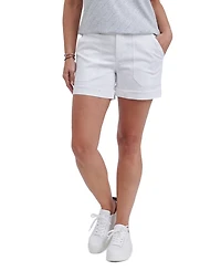 Democracy Petite High-Rise Elastic Waistband Shorts