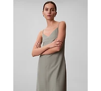 Calvin Klein Women's Casual V-Neck Shift Dress
