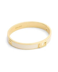 Coach Chalk Signature C Enamel Bangle Bracelet