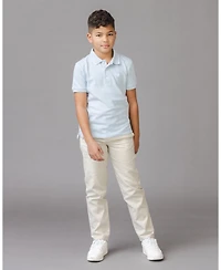 Hope and Henry Toddler Boys' Organic Short Sleeve Knit Pique Polo Shirt