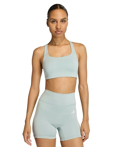 adidas Women's Workout Square Neck Support Bra