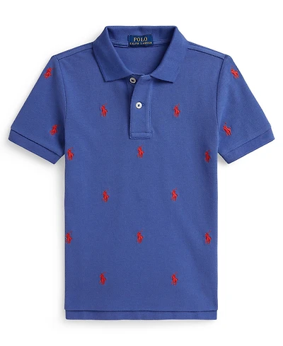 Polo Ralph Lauren Boys' 2-7 Ribbed Collar Polo Shirt