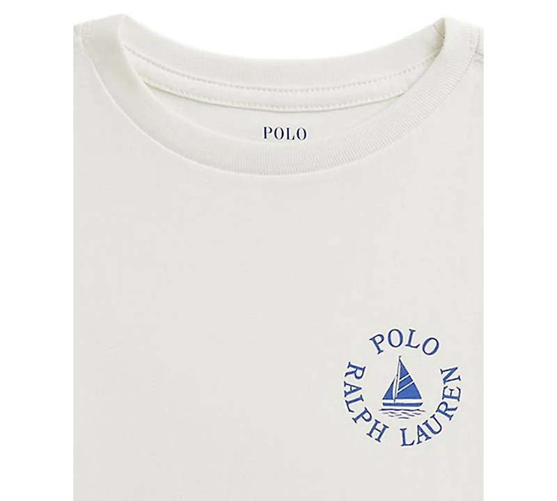 Polo Ralph Lauren Boys' 2-7 Sailboat Graphic Short-Sleeve T-Shirt