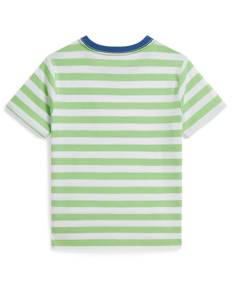 Polo Ralph Lauren Boys' 2T-7 Striped Crewneck T-Shirt