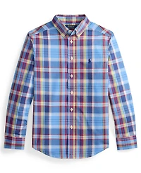 Polo Ralph Lauren Boys' 8-20 Button-Down Collar Poplin Shirt