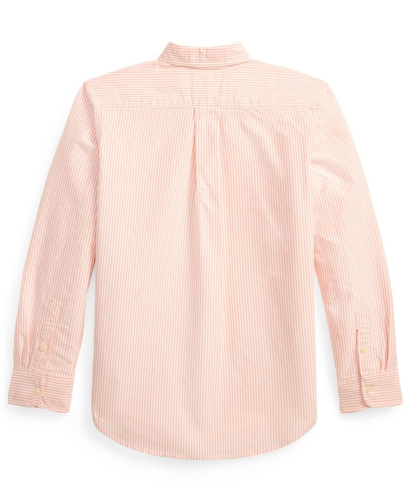 Polo Ralph Lauren Boys' 8-20 Striped Long-Sleeve Shirt