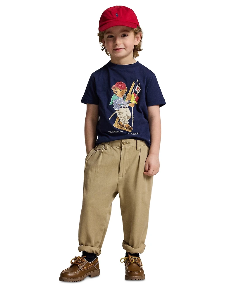 Polo Ralph Lauren Boys' 2-7 Bear Graphic Print T-Shirt