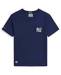 Polo Ralph Lauren Boys' 8-20 Yankees Crewneck T-Shirt