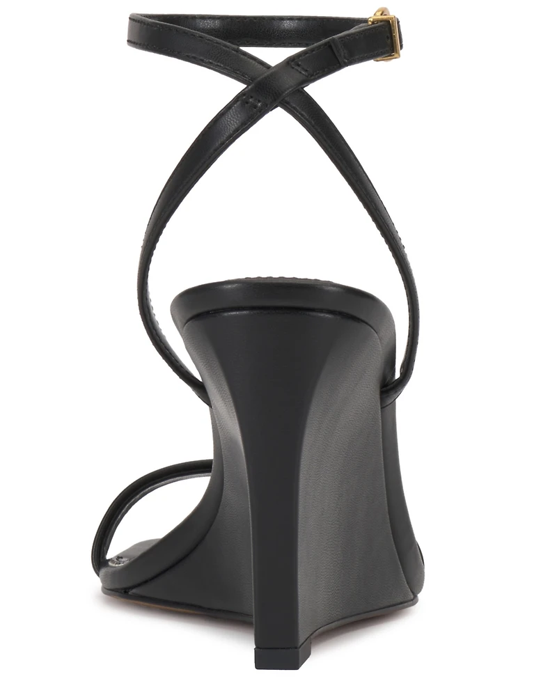 Vince Camuto Women's Ambee Square Toe Wedge Sandals