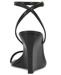 Vince Camuto Women's Ambee Square Toe Wedge Sandals
