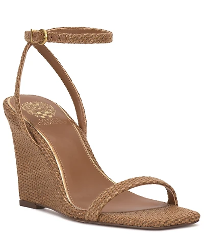 Vince Camuto Women's Ambee Square Toe Wedge Sandals