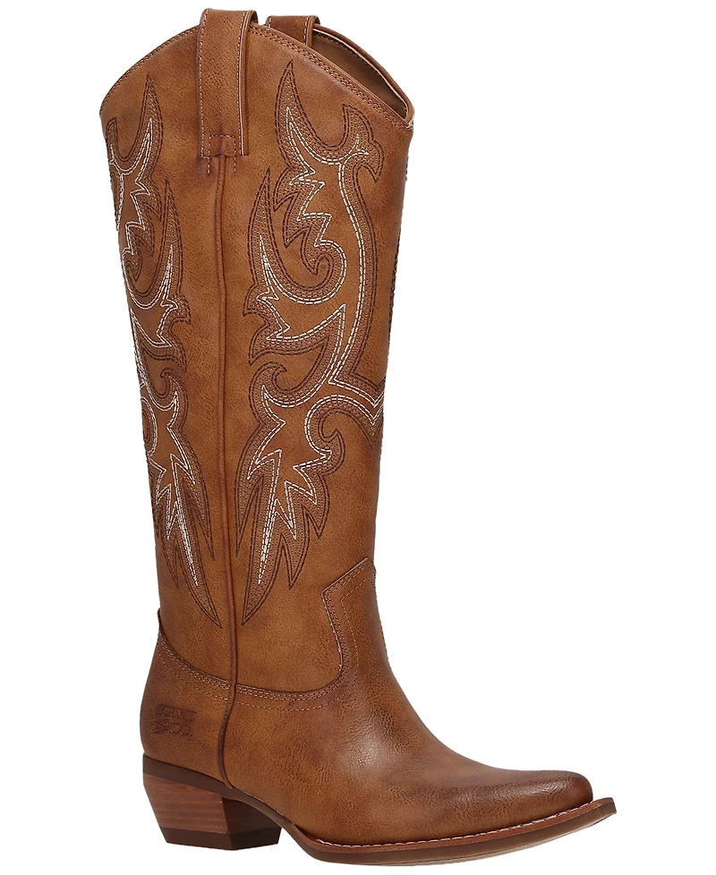 Frye and Co. Women's Irlene Tall Deco Stitch Almond Toe Boots