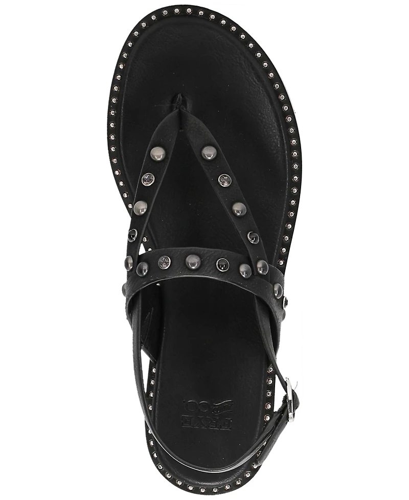 Frye and Co. Women's Bucky Studded Thong Round Toe Sandals