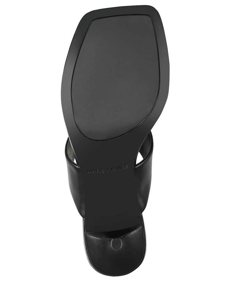 Marc Fisher Women's Yael Slip-On Square Toe Dress Sandals