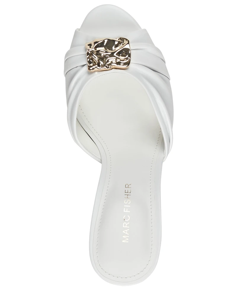 Marc Fisher Women's Voni Embellished Slip-On Dress Sandals