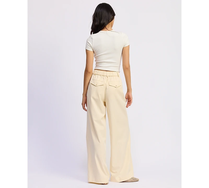 En Saison Women's Elspeth Wide-Leg Pants