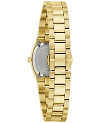 Bulova Women's Classic Super Seville Gold-Tone Stainless Steel Bracelet Watch 37.5mm