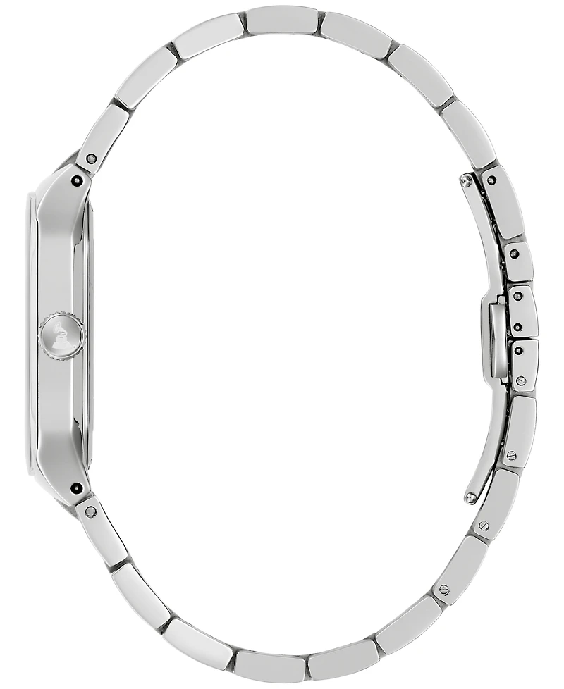 Bulova Men's Latin Grammy Modern Millennia Silver-Tone Stainless Steel Bracelet Watch 30mm