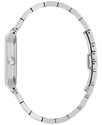 Bulova Men's Latin Grammy Modern Millennia Silver-Tone Stainless Steel Bracelet Watch 30mm