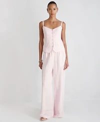 French Connection Cooper Linen Cami Wide Leg Pants