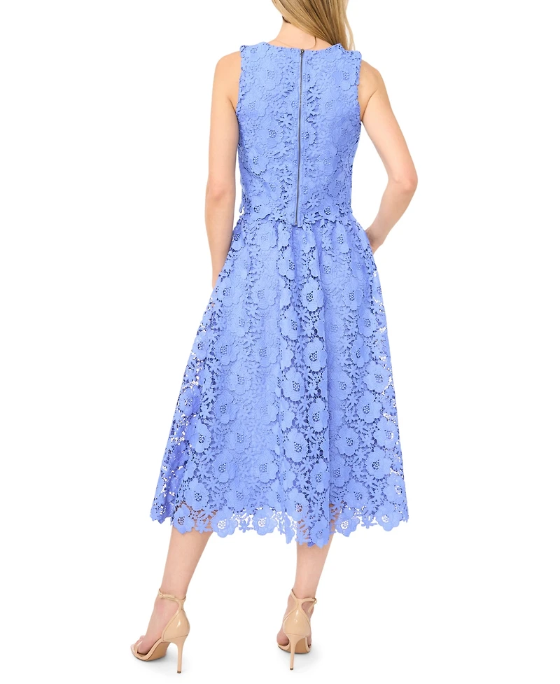 CeCe Women's Lace A-Line Midi Skirt