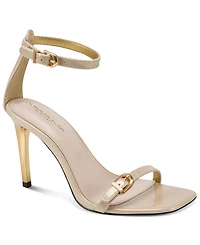 Donna Karan New York Women's Pryce Buckle Ankle-Strap Dress Sandals
