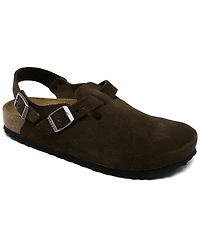 Birkenstock Women's Tokio Birkibuc Clogs from Finish Line