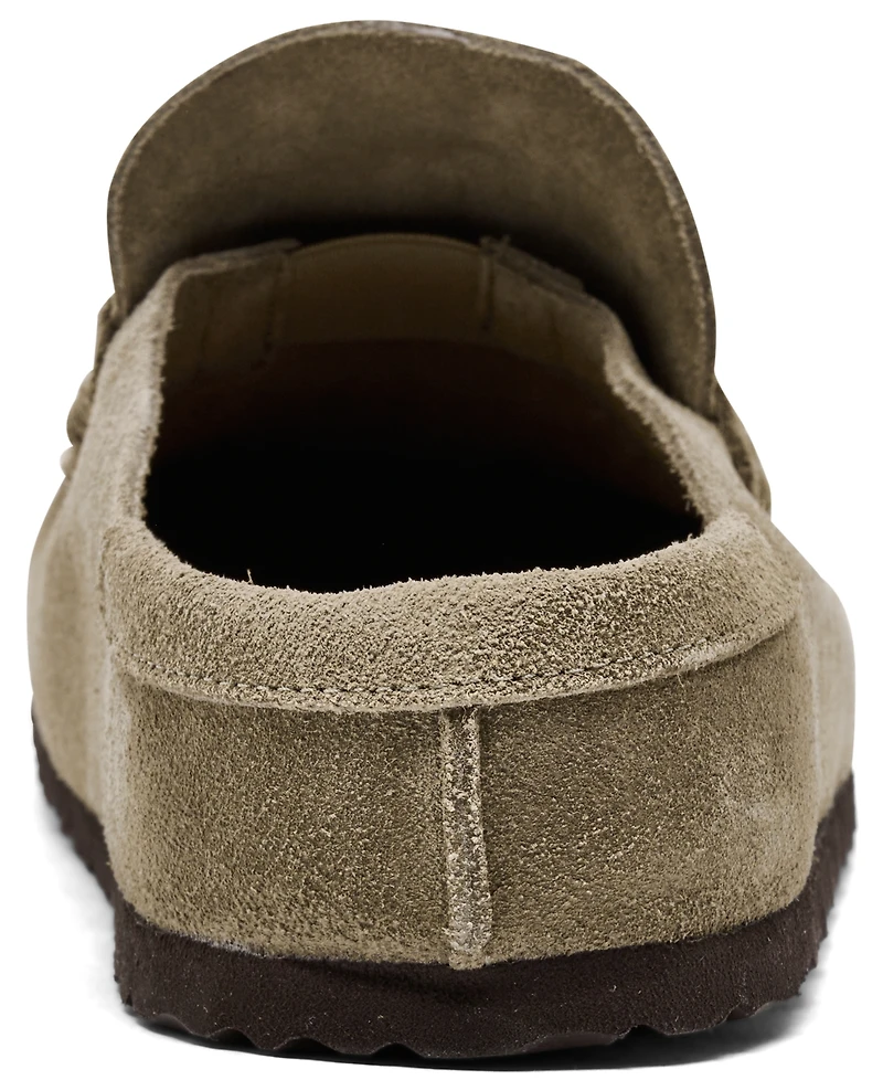 Birkenstock Men's Naples Wrapped Suede Casual Clogs from Finish Line