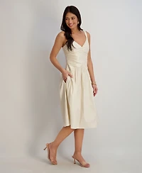 Siena Women's Stretch V-Neck Dress