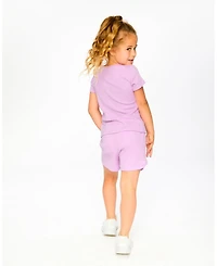 Deux par Toddler Girls Shorts Lilac