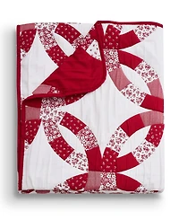 Greenland Home Fashions Wedding Ring Reversible Jacquard Woven Throw, 50" x 60"