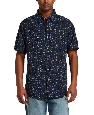 Weatherproof Vintage Men's Short Sleeve Cotton Poplin Shirt
