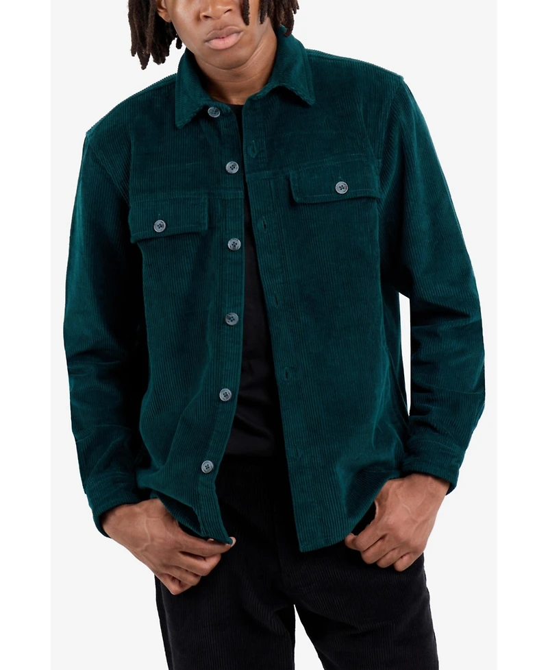 Spring + Mercer Men's Cotton Corduroy Shirt Jacket